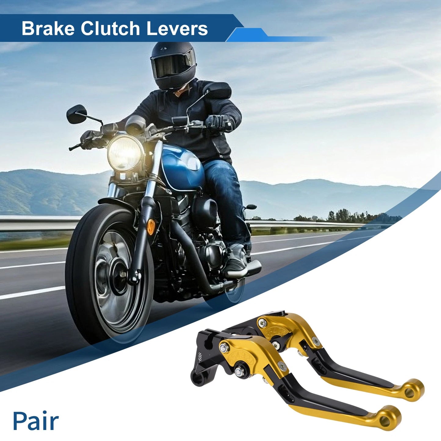 Lever / Adjustable Short/Long Brake Clutch Lever for Yamaha YZF R1 (1999–2001)