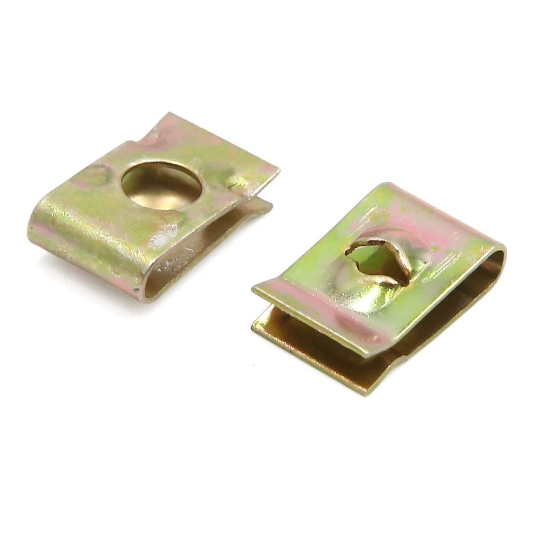 200pcs Bronze Tone Metal Bolts Fasteners Clips Screws for Motorcycle Scooter
