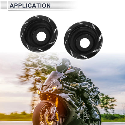 12mm Aluminum Alloy Motorcycle Slider Frame 2 x for Make Model
