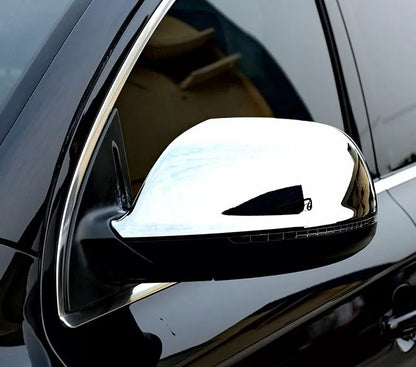 Chrome Side Door Mirror Covers for Audi Q7 (2010-2015)