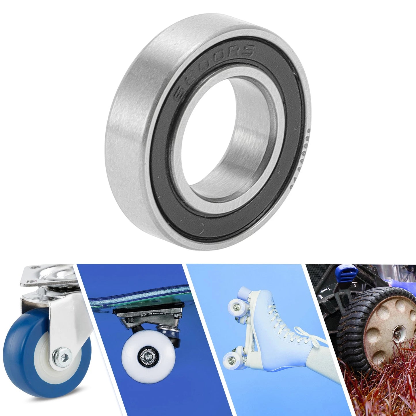 10x19x5mm Deep Groove Ball Bearing for Scooter Skateboard Wheel