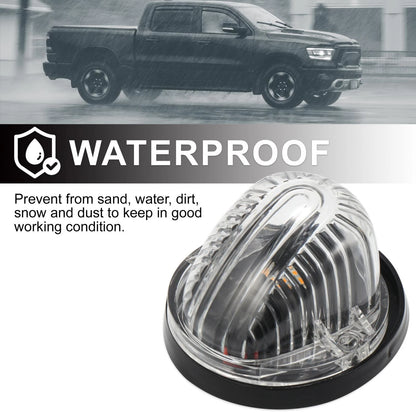 Top Cab Marker Light Clear Cover Yellow Light for GMC C1500 (1979-1984)