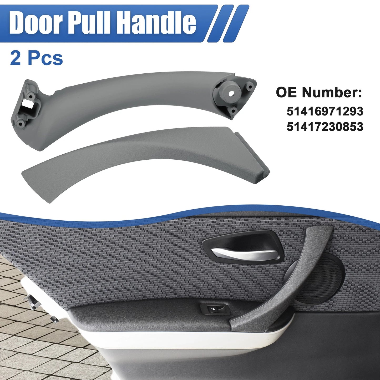 2 x Car Interior Door Handles for BMW 328i (2007-2012)