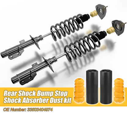 Rear Shock Bump Stop Dust Cover Kit for BMW (Fits Various Models)