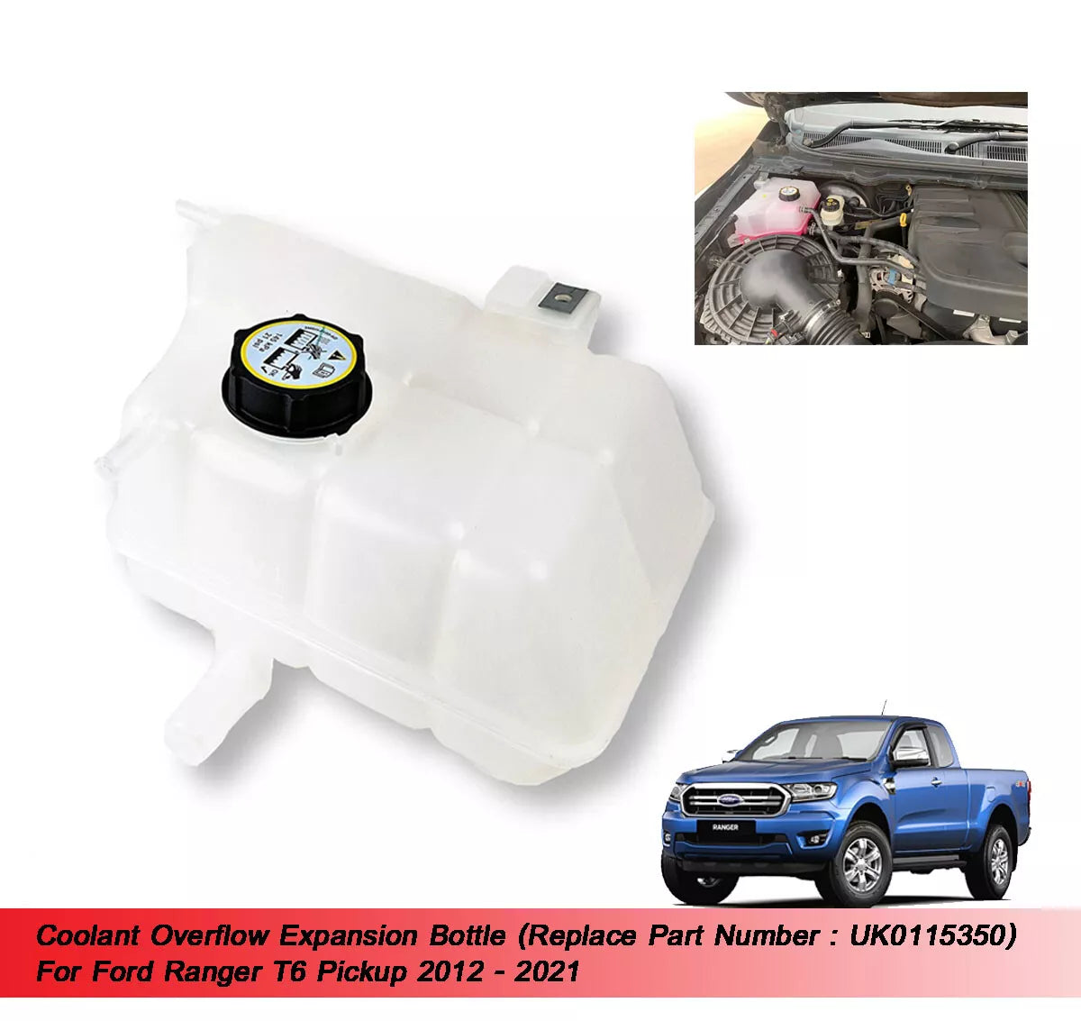 Coolant Overflow Bottle for Ford Ranger Px(2012-2021)