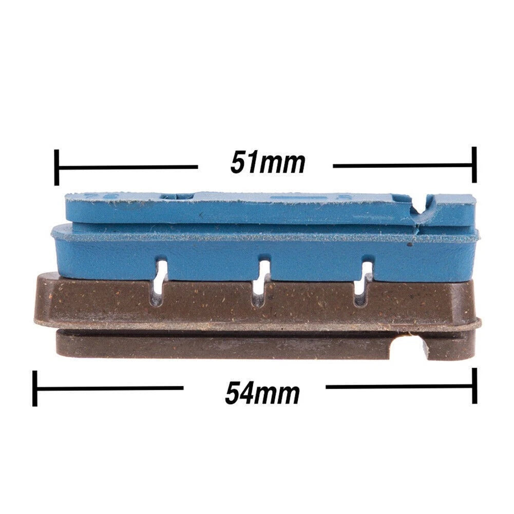 2 x ZTTO Brake Pads for Bicycle V Brake Road Bike Carbon Fiber - 2 Colors