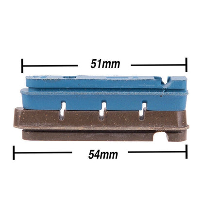 2 x ZTTO Brake Pads for Bicycle V Brake Road Bike Carbon Fiber - 2 Colors