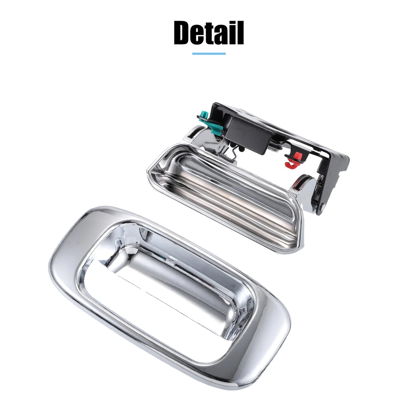 1 Set Chrome Tailgate Handle & Bezel for Chevrolet GMC