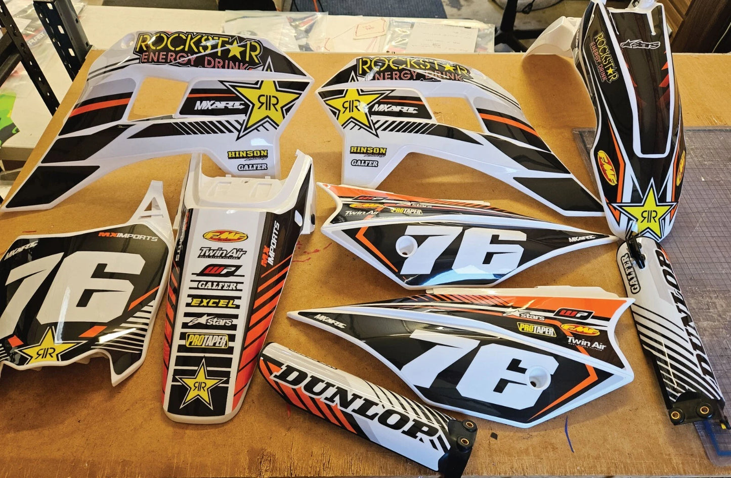 Custom Graphics Full Kit for Kayo TT 125 Models