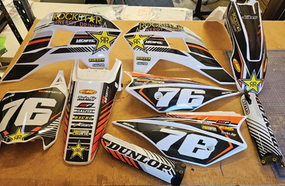 Custom Graphics Full Kit for Kayo TT 125 Models