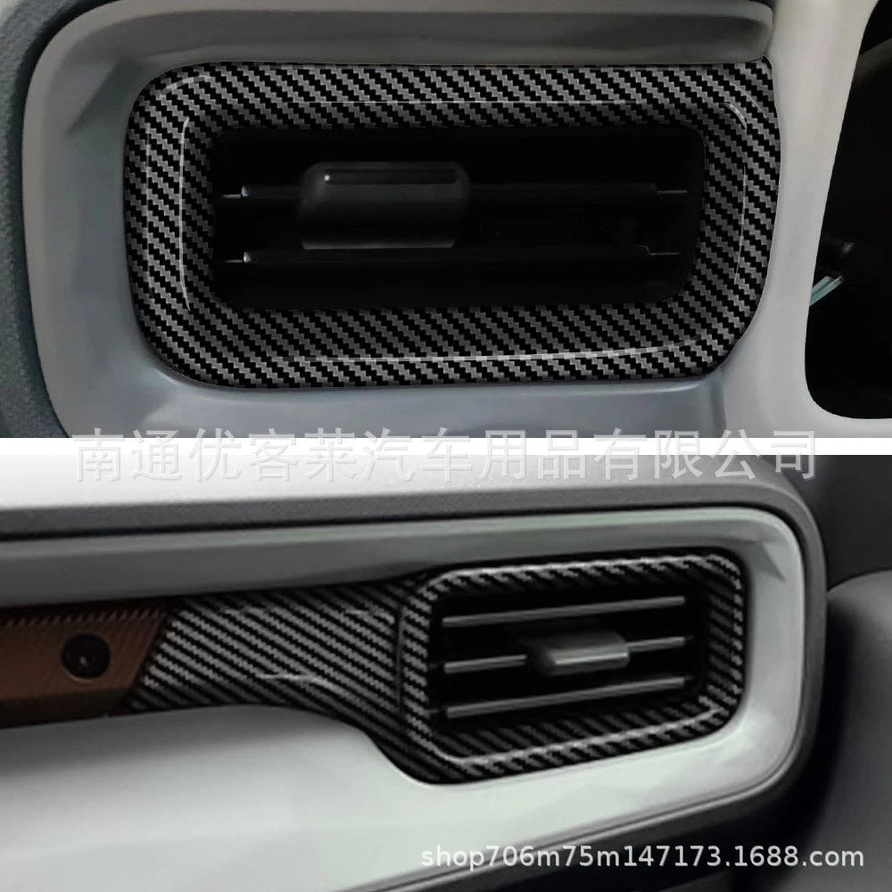2 x Center Console Air Vent Outlet Trim Cover for Ford Maverick (2022–2023)