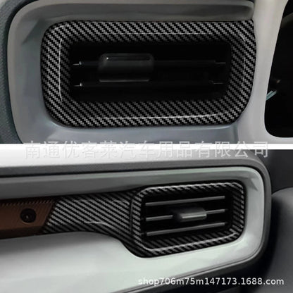2 x Center Console Air Vent Outlet Trim Cover for Ford Maverick (2022–2023)