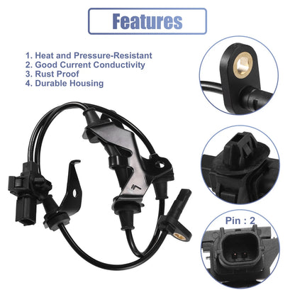 4pcs Front Rear Left Right ABS Sensor for Honda Accord (2008-2012)