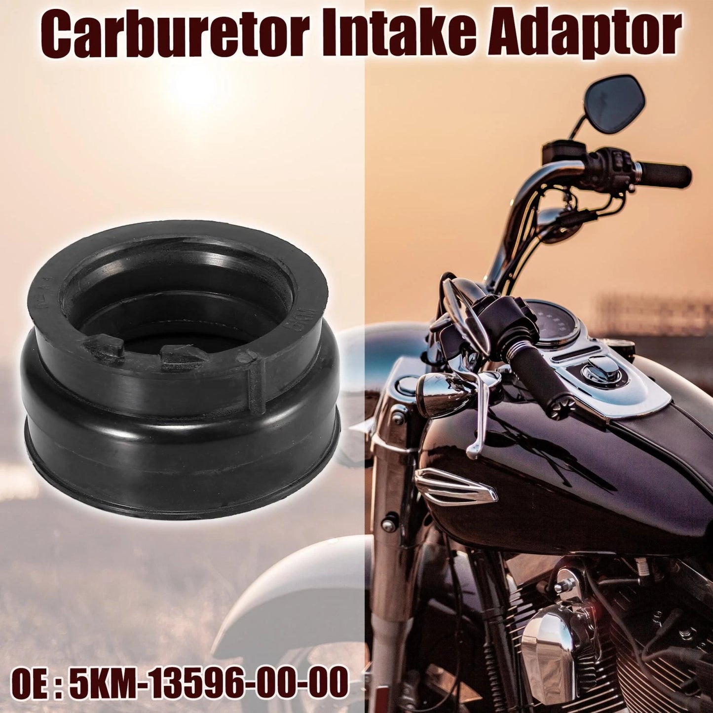 Carburetor Intake Adaptor Connector for Yamaha Rhino