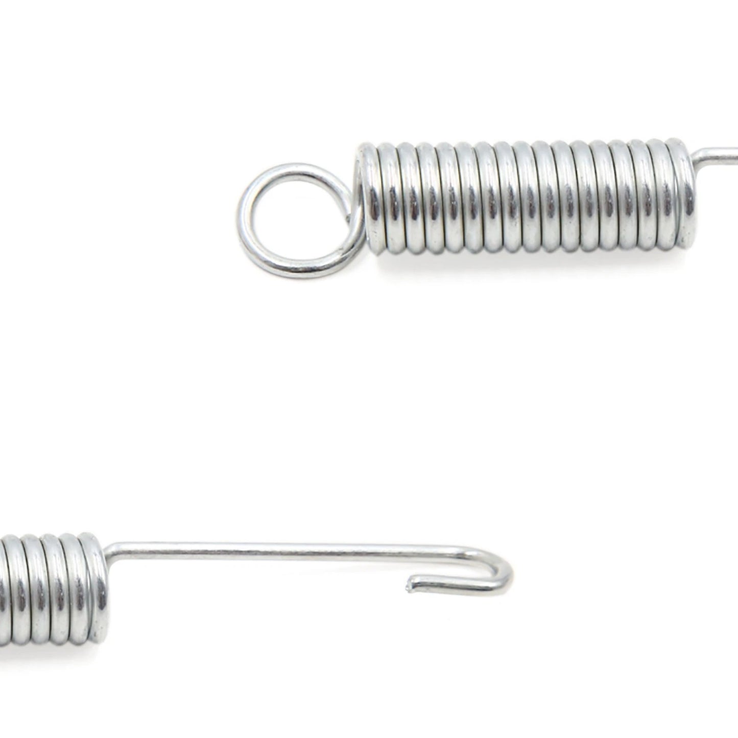 Silver Tone Motorcycle Kickstand Springs for Honda CG125