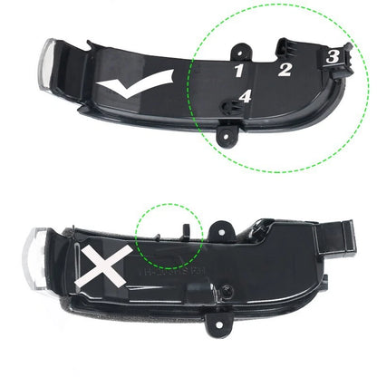 2 x Pair Mirror Signal Light for Mercedes-Benz C-Class W203 (2004–2007)