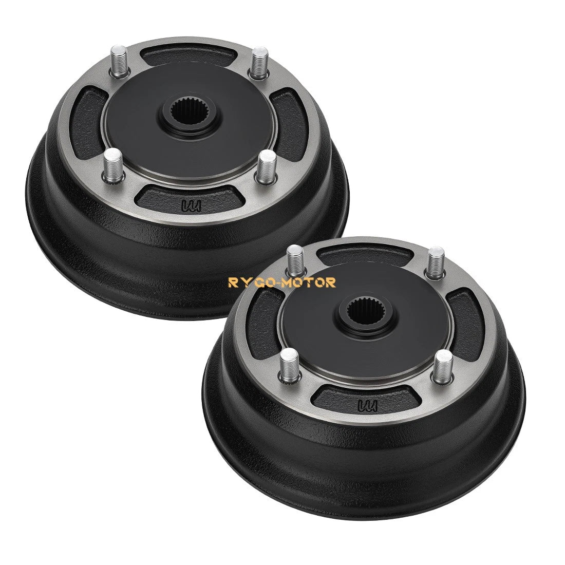 2 x Rear Brake Drum Hub for Kawasaki Mule 3010 (2001–2008)