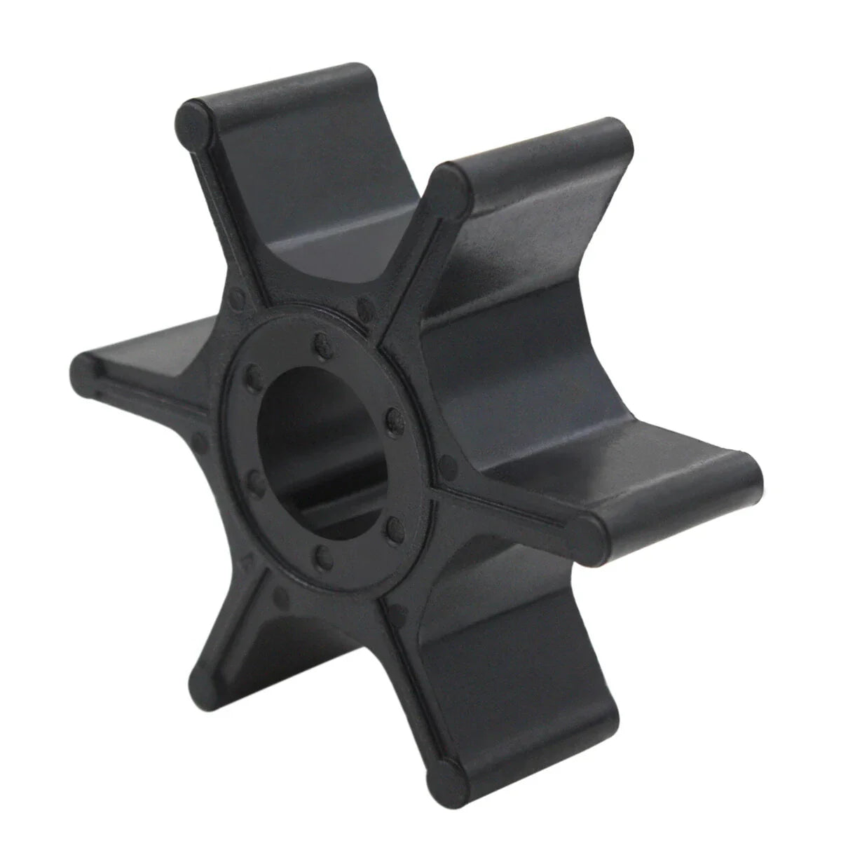 Water Pump Impeller with Key for Suzuki 2/4-Stroke 2-8HP Models