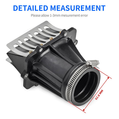 Flange Intake Socket Reed Valve for Ski-Doo Renegade/Skandic/Tundra/MXZ X 600 HO