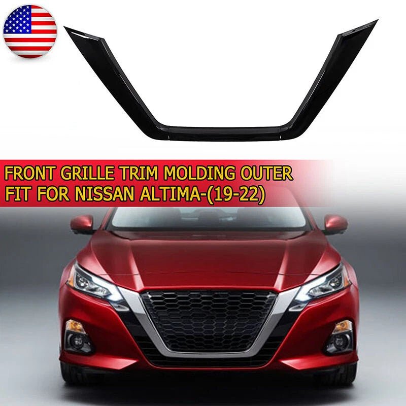 JDM Style Front Grille Frame Cover Trim for Nissan Altima 2019-2022