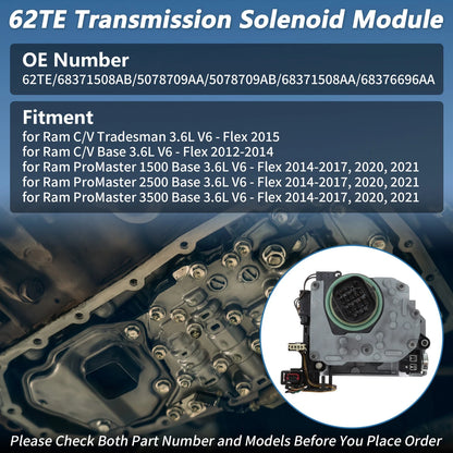 Valve Body Solenoid for Dodge 62TE