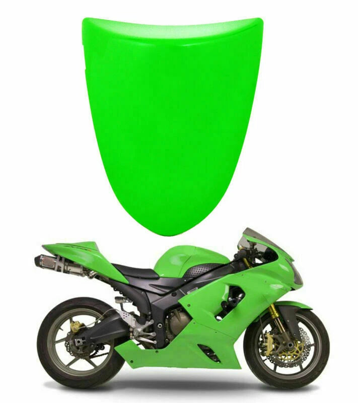 Pillion Seat Cover for Kawasaki ZX6R (2005-2006) Green