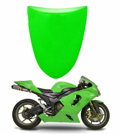 Pillion Seat Cover for Kawasaki ZX6R (2005-2006) Green