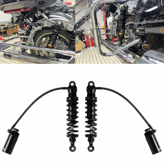 13" Adjustable Rear Shocks for Harley Touring Street Glide (1990-2024)