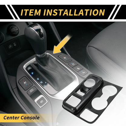 Carbon Fiber Gear Shift Frame Panel Cover for Ford Maverick (2022-2024)