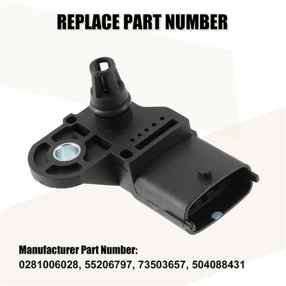 Boost Pressure Sensor for Fiat, Opel, Saab, Jeep, Honda, Ford, Suzuki, Nissan