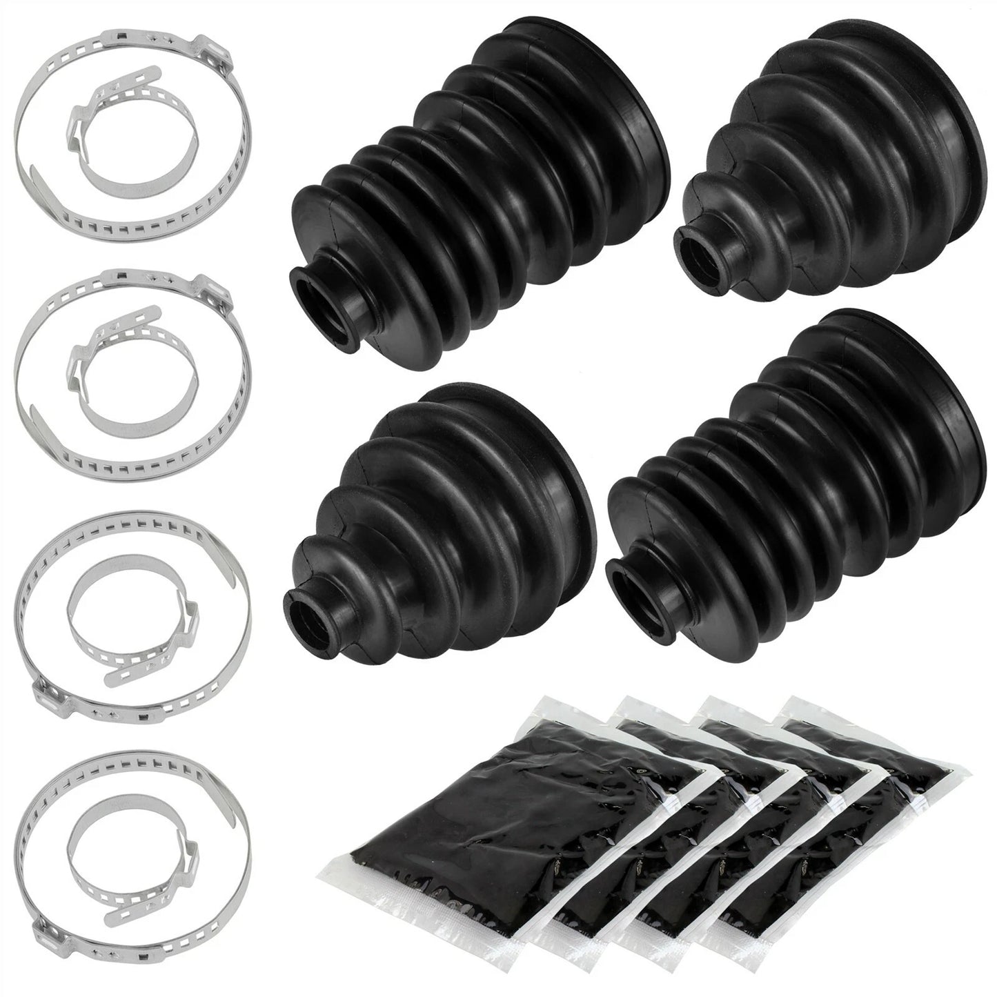 Diesel Rear Axle CV Boot Kit for John Deere AM141488/AM141487, 2 Sets