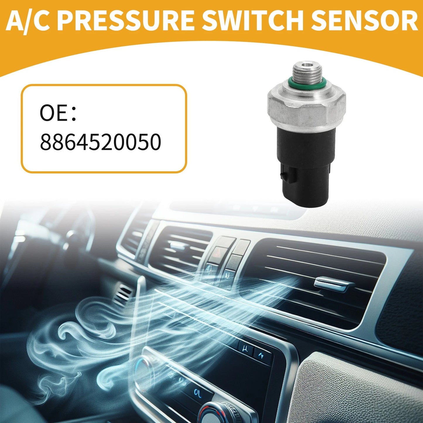 A/C Pressure Switch Sensor for Toyota Corolla (1994-2002) 1 x Pcs