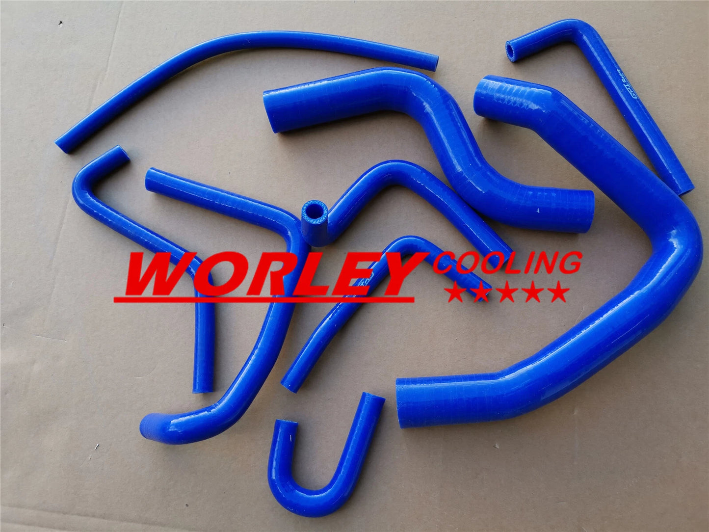 Blue Silicone Radiator Heater Hose for Pajero NH NJ V6 3.0 (1991-1996)