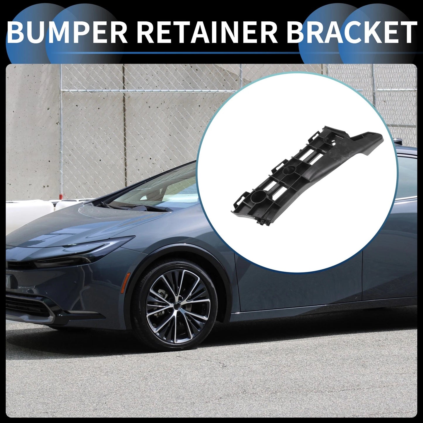 Right Front Bumper Retainer Bracket for Toyota Prius (2010-2015)