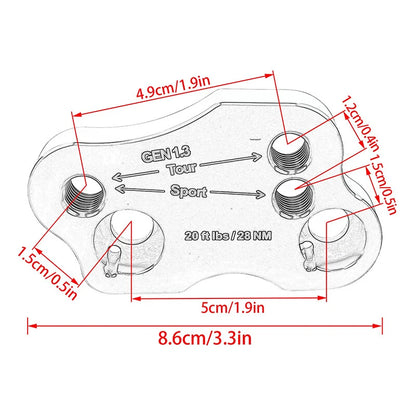 Adjustable Handlebar Risers for Honda Goldwing 1800 GL1800 (2018-2023)