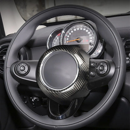 Carbon Fiber Steering Wheel Frame Trim for Mini Cooper F54 F55 F56 F57 (2014-2023)