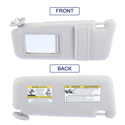 Front Left Passenger Side Sun Visor for Toyota Venza (2009-2016)