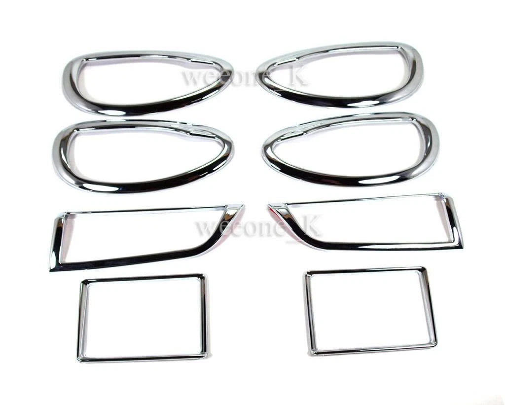 Chrome Air Vent & Door Handle Trim for Toyota Yaris Vios Sedan (2013-2016)
