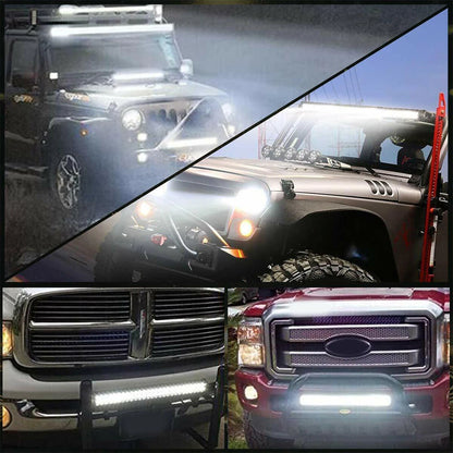 20" Slim White LED Light Bar for ATV 4WD SUV