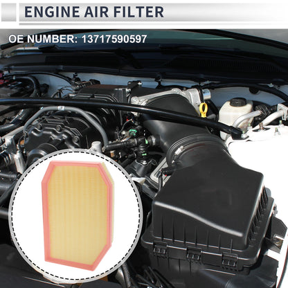Engine Air Filter for BMW 5 Series (2009-2011) - Long Life, 1 x Piece