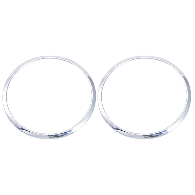 Silver Top Roof Speaker Cover Rings for Jeep Wrangler JK (2007-2014)