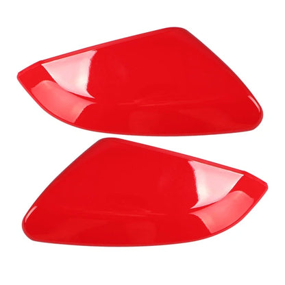 Red 2 x Exterior Mirror Caps Covers for Honda Civic (2016-2020)