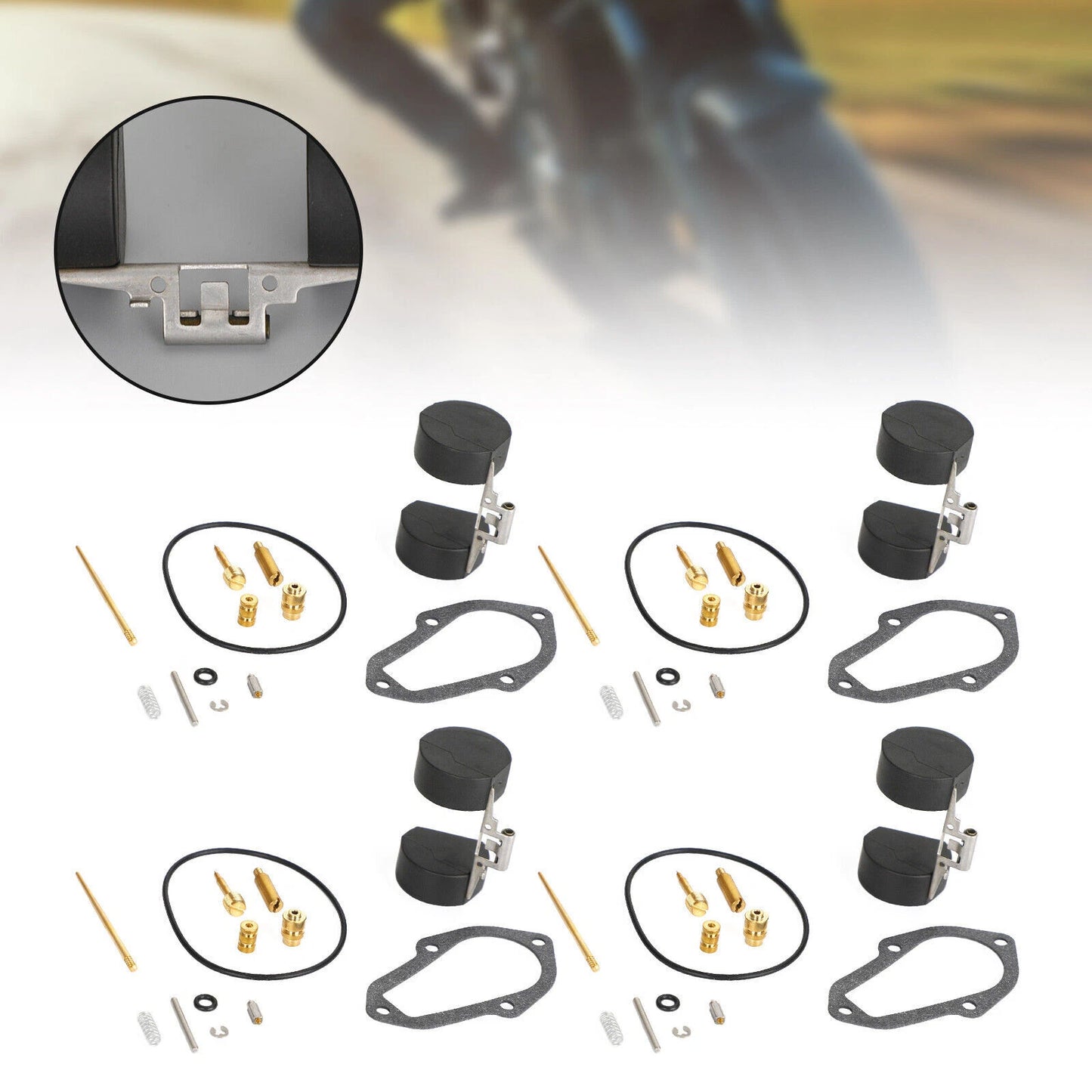 4X Carburetor Repair Kit for Honda XL250 Motosport 250 (1972-1975)