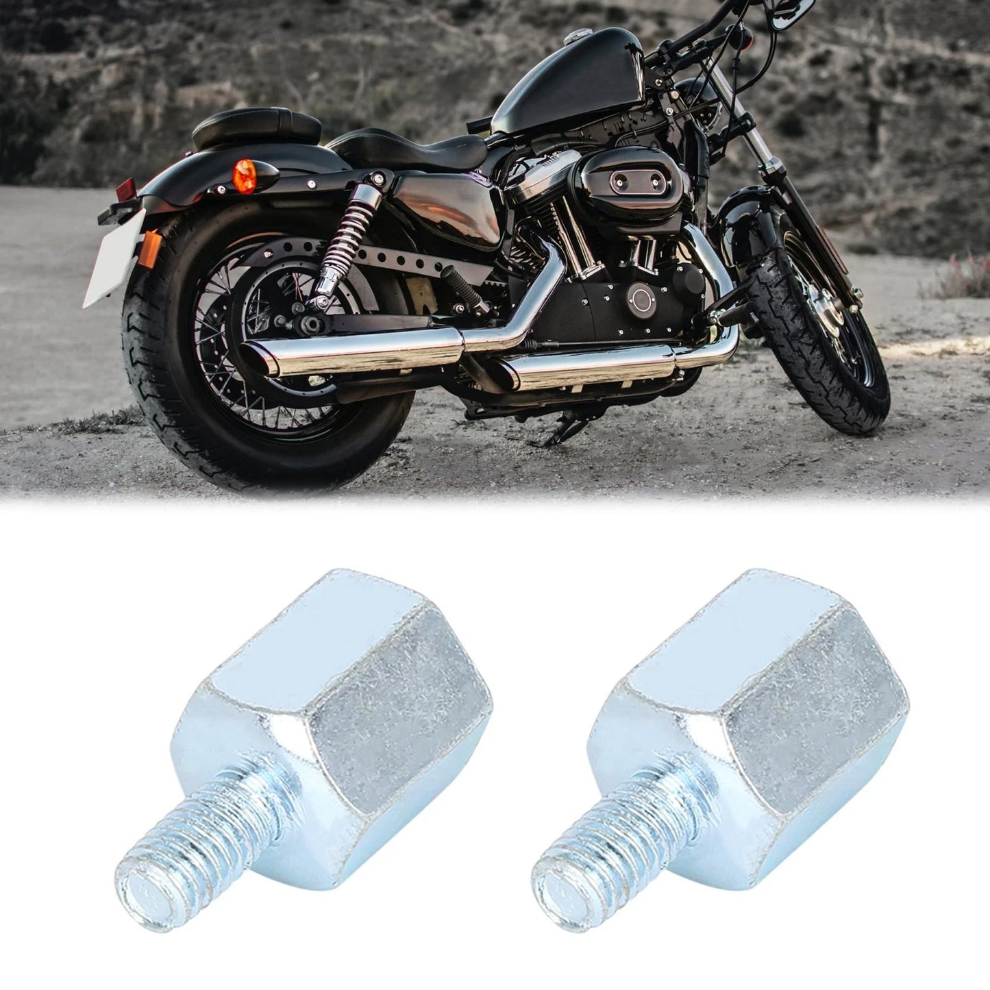 5pcs 8mm RH to 6mm RH Rearview Mirrors Adapter for Motorcycle Bike