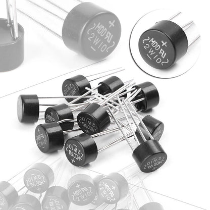 10 x 2W 1000V 2A Bridge Diode Rectifiers for Electronic Components DIY Tools
