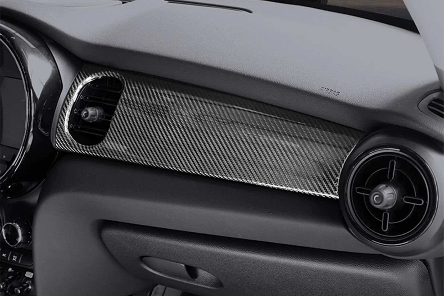 Carbon Fiber Instrument Panel Trim for Mini Cooper F55 F56 F57 (2019-2022)