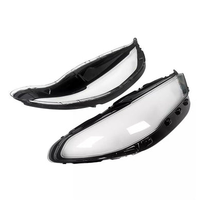 Left & Right Front Headlight Lens Covers for Ford Fusion (2017-2018)