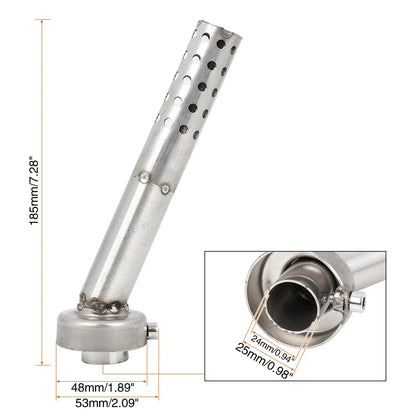 Angled Muffler Exhaust Pipe Baffle for Universal Motorcycle