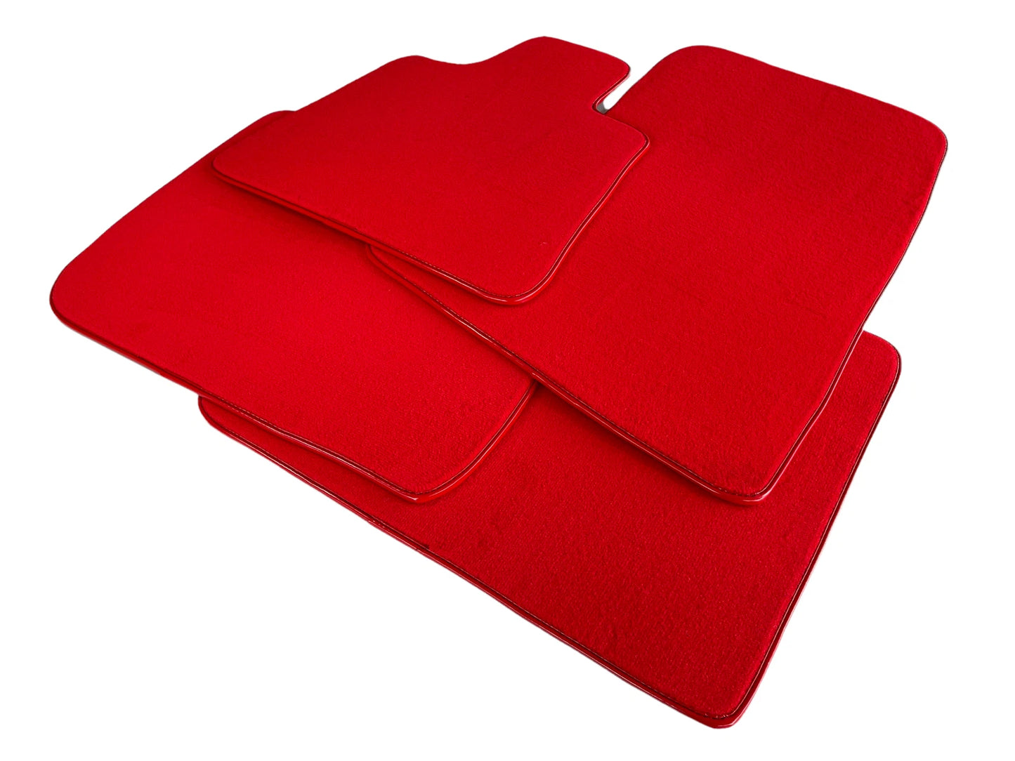 Red Floor Mats for Rolls Royce Ghost (2010-2023) - Tailored Carpets, Premium