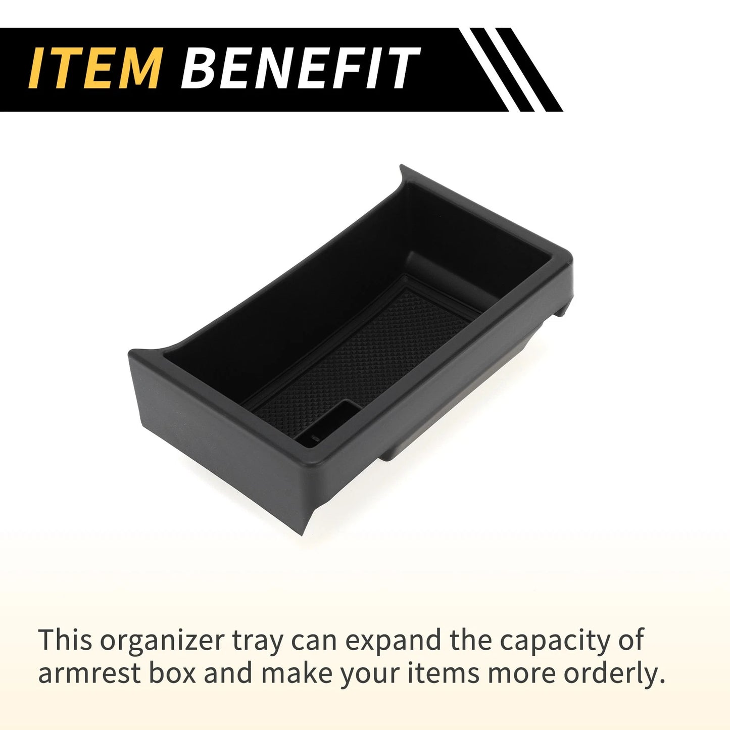 Center Console Organizer Insert Tray for Ford Maverick (2022-2024) Black